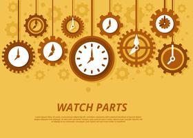Watch and Gear Vector