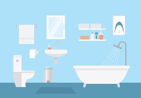 Bathroom Layout Vector