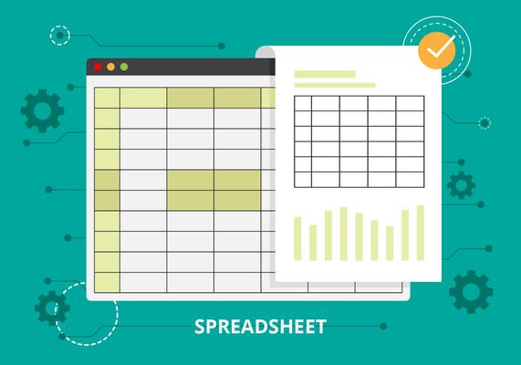 Excel Spreadsheet Vector Art, Icons, and Graphics for Free Download