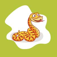 Serpiente anaconda de vector libre