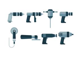 Free Pneumatic Tools Vector Icons