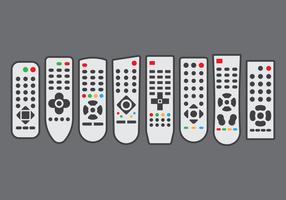 Colección TV Remote gratis vector