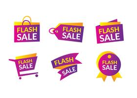 Venta Flash titular Vector Gratis