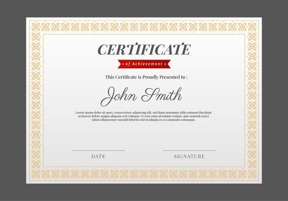 Certificate Template 