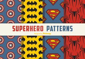 Superhero Seamless Vector Patterns