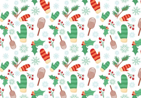 Free Winter Pattern Vectors