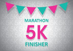 5K Finisher vector