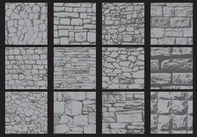 Texturas irregulares de la pared