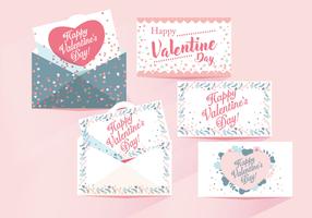 Valentine Cards Vector