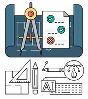 Linear Engineering Vector Icons