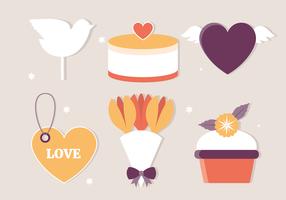 Vector Valentine's Day Elements