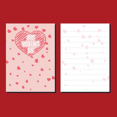 Valentine Day Stationery Card