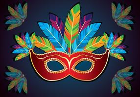 Rio Carnaval Mask vector