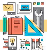 Free Office Icons vector