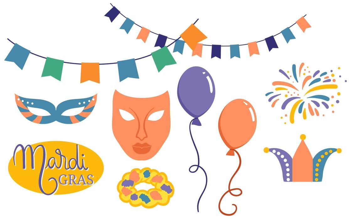 Mardi Gras Festival Vectors 179937 Vector Art at Vecteezy