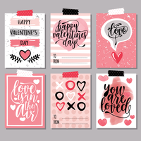 Valentine Cards vector