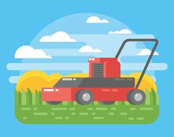 Lawn Mower Illustration vector