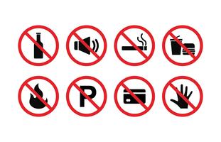 Forbidden Sign Vector Set