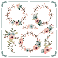 Floral Wreath Svg Free - Wreath Images Free Vectors Stock Photos Psd