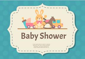 Tarjeta de Baby Shower vector