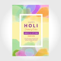 Holi Festival de los colores vector