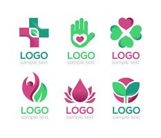 Healing Logos Pack Vector