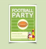 Football party vector