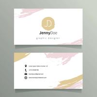 Graphic Designer Name Card Template vector