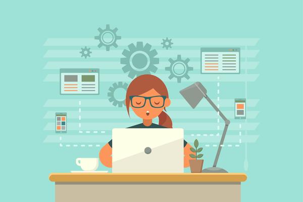 Software Engineers Vectors