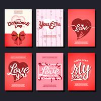 Valentine Card Vector Collection