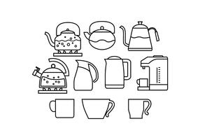 Free Hot Drink Line Icon Vector