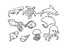 Free Sea Hand Drawn Icon Vector