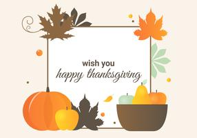 Free Autumn Thanksgiving Vector Background