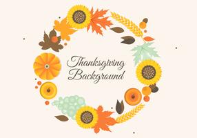 Free Autumn Thanksgiving Vector Background