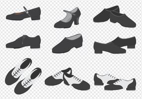 Colección Tap Dance Shoes vector