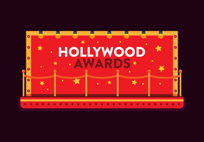 Hollywood Red Carpet Vector