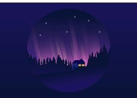 Forest House Vector