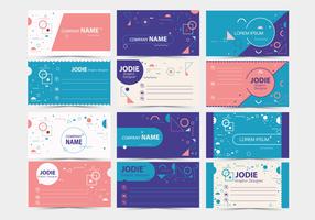 Graphic Design Business Card Vol 2 Vector