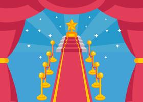 Hollywood Red Carpet Vector