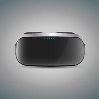Experiencia en realidad virtual con gafas o auriculares vector