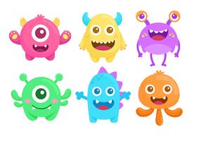 Cute Monsters vector