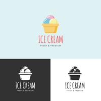 Ice Cream Shop Logo  vector