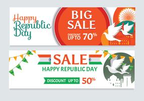 Republic Day Sale Banner vector