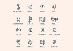 Currency Symbols vector