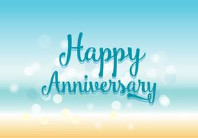 Anniversary Card vector