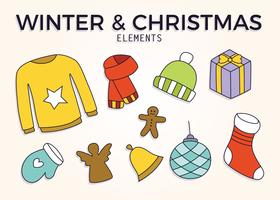 Winter Christmas Elements