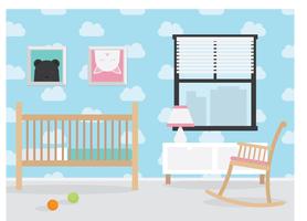 Habitación de niños vector