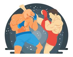 Ultimate Fighting Illustration vector