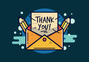 Thank You Typography vector