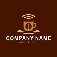 Coffee Shop Logo Template vector